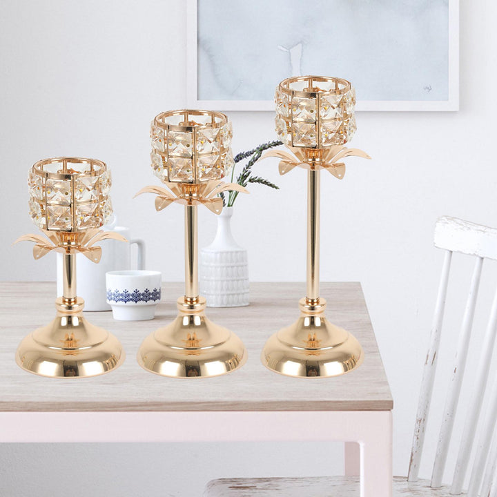 Crystal Candlestick Gold Creative Model Room - RAZANSY