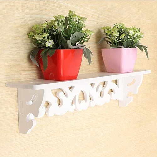 Wall-Mounted Wooden Plant Stand