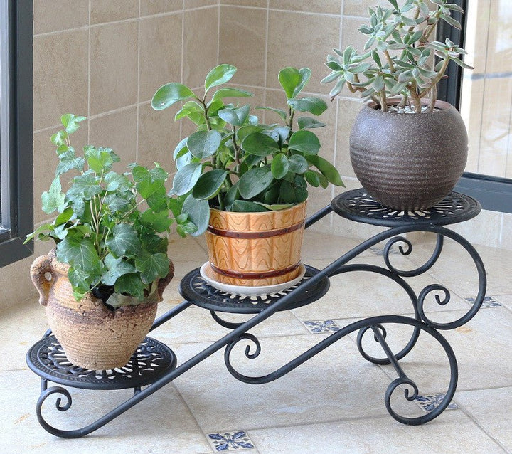 European Iron Plant Stand