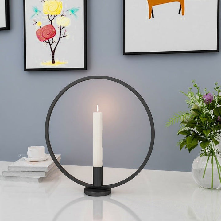 Round simple candle holder - RAZANSY