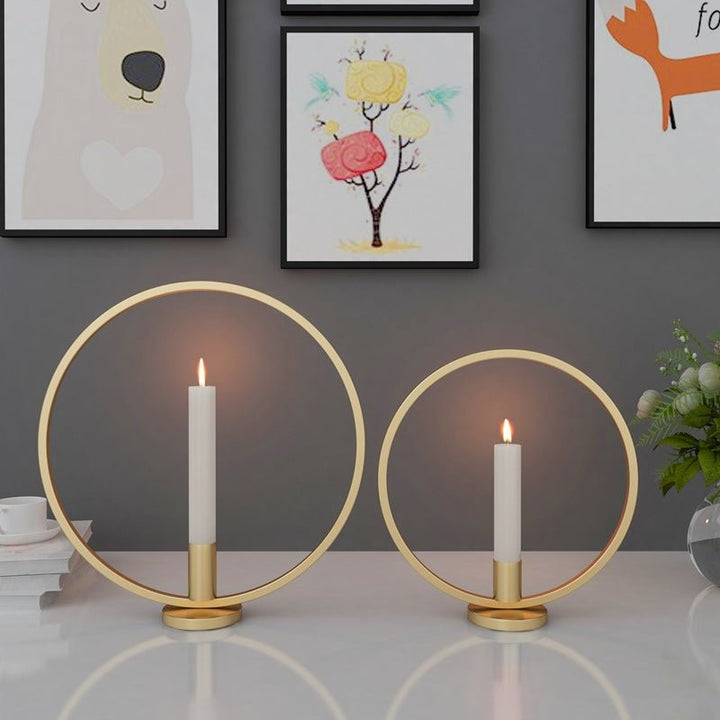 Round simple candle holder - RAZANSY