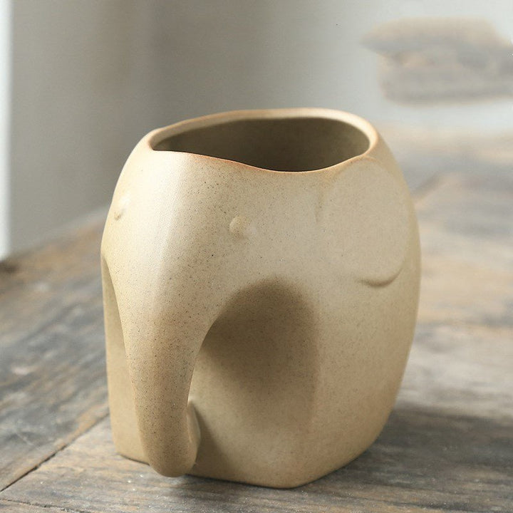 Stoneware potted plant - RAZANSY